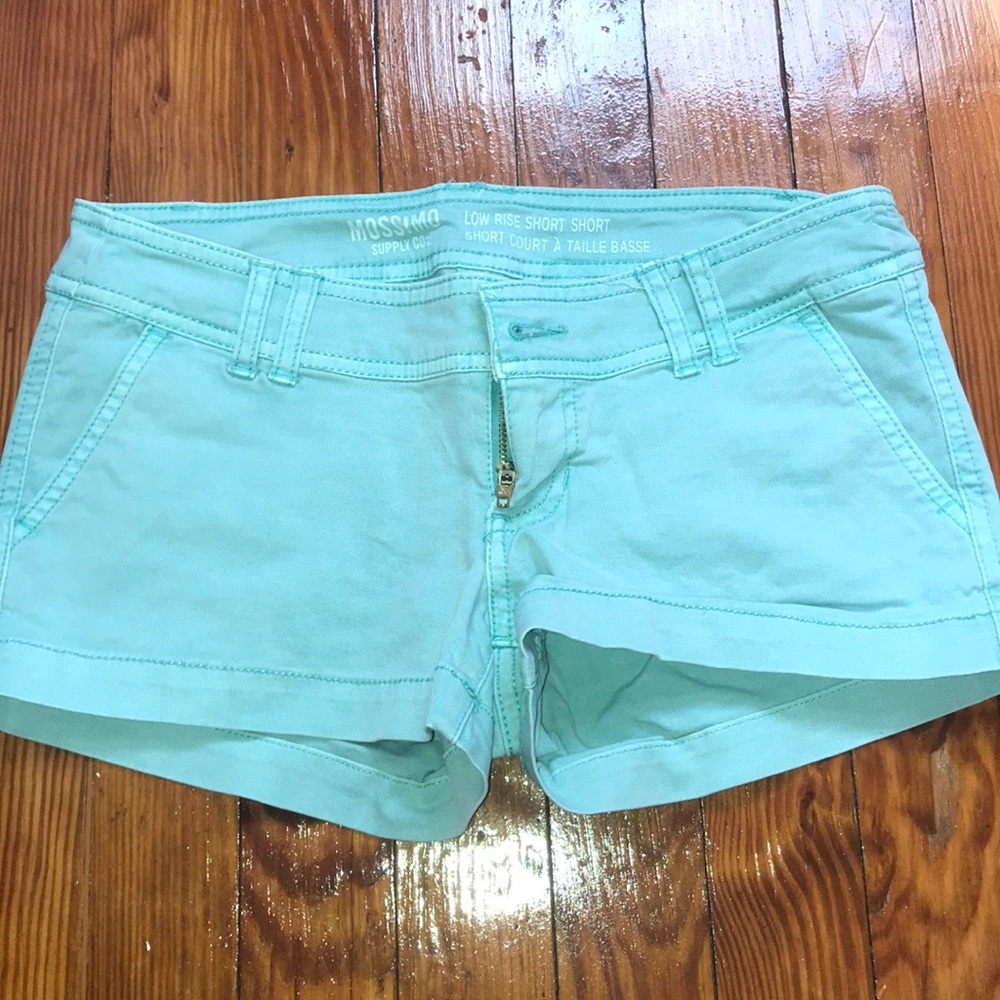 mint/teal denim shirts